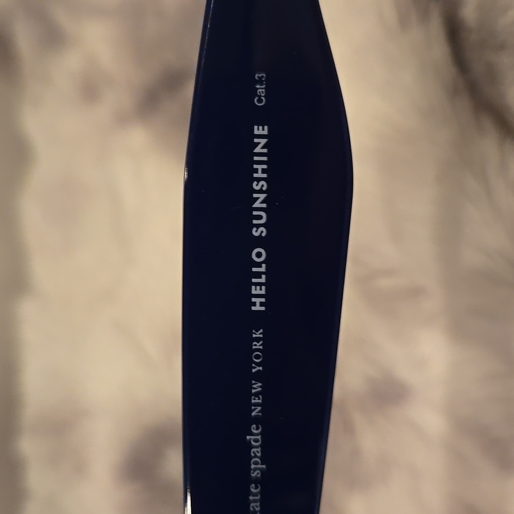 Kate Spade Naomi Blue Oversized Square Sunglasses Brand New in Case - Picture 7 of 13